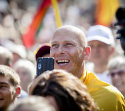 Protestas prie&scaron; Galimybių pasą