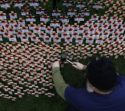 Atminimo lauko atidarymas prie Vestminsterio vienuolyno