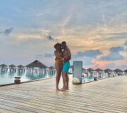 Olivia ir Raulis De Freitas Maldyvuose