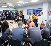 Spaudos konferencija apie vieną stambiausių pastarojo meto tarptautinė Lietuvos policijos ir prokuratūros operacija