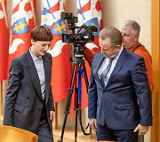Monika Garbačiauskaitė-Budrienė, Artūras Skardžius