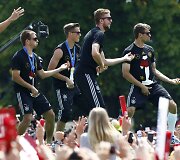 Vokietijos futbolo rinktinės sutiktuvės Berlyne