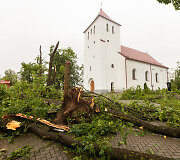 Audros padariniai Žagarėje