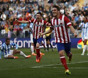 Davidas Villa ir Koke džiaugiasi įvarčiu