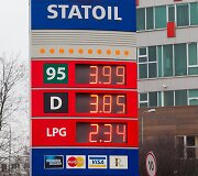Gruodžio 18 dieną degalų kainos Vilniaus degalinėse