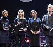 Monika Linkytė, Ieva Narkutė, Andrius Mamontovas, Justė Arlauskaitė-Jazzu
