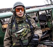 Filmo "Rytų frontas" režisierius Jevgenas Titarenko Rusijos - Ukrainos kare 2015 m.