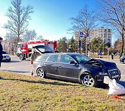 Kėdainiuose susidūrė BMW ir &bdquo;Audi&ldquo;