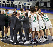 Kauno &bdquo;Žalgirio&ldquo; jaunimo (U18) komanda Stambule.