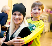Jurga &Scaron;eduikytė su sūnumi