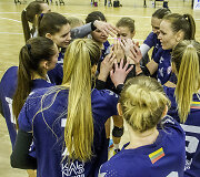 Lietuvos moterų tinklinio pirmenybių pusfinalis.