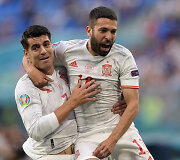 Alvaro Morata ir Jordi Alba