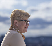 Ingrida &Scaron;imonytė Vilniuje susitiko su Kanados premjeru Justinu Trudeau