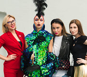 Diana Rakickaja su modeliu Beatriče Brusokaite