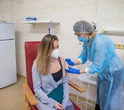 Vilniaus miesto klinikinės ligoninės medikų vakcinacija nuo COVID-19