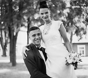 Gintarės Jaro&scaron;aitės ir Edgaro Žarskio vestuvių akimirka