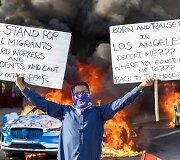 Protestai Los Andžele / RINGO CHIU / AFP