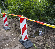 Tvarkoma Pūčkorių gatvė Vilniuje