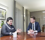 Justinas &Scaron;vėgžda ir Audronė Pitrėnienė