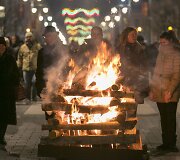 Gedimino prospekte &ndash; 16 simbolinių laužų
