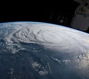 NASA i&scaron; kosmoso nufilmavo Ameriką nusiaubusį uraganą Harvey