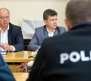 Saugos tarnybų vadovų ir VRM viceministro susitikimas 