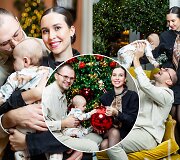 Fausta Marija Le&scaron;čiauskaitė ir Matas Simaitis ir jų dukra Pasaka Jūra