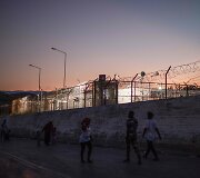 Morios pabėgėlių stovykla Graikijoje