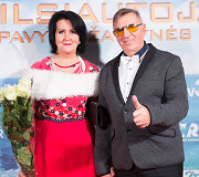 Aleksas Lemanas su žmona Lina Geldbūdiene-Lemane