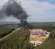 Gaisras Vilniaus dujų pilstymo stotyje 