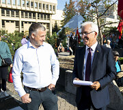 Valius Ąžuolas ir Dainius Kepenis