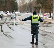 Vilniaus kelių policijos reidas Lizdeikos gatvėje