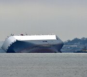 &bdquo;Hoegh Osaka&ldquo; krovininis laivas Laman&scaron;o sąsiauryje