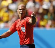 Futbolo rungtynių teisėjas Howardas Webbas