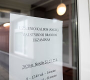 Egzamino patalpos Vilniaus &bdquo;Minties&ldquo; gimnazijoje