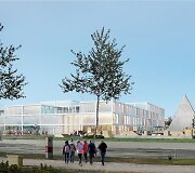 Architektų pasiūlyti Pilaitės mokyklos projektai