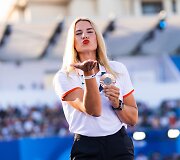 Viktorija Senkutė žengė Čempionų parko podiumu Paryžiuje