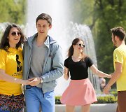 Vilniečiai mėgavosi pavasari&scaron;ka sekmadienio popiete