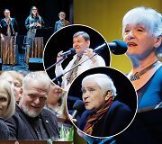 Valstybinio jaunimo teatro scenoje suskambėjo legendiniai aktorių balsai