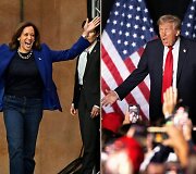Kamala Harris ir Donaldas Trumpas