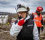 Vilniuje, buvusios įmonės &bdquo;Audėjas&ldquo; teritorijoje, vyko kontrolinės taktinės ugniagesių gelbėtojų pratybos. 