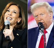 Kamala Harris ir Donaldas Trumpas