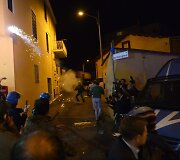Protestuotojai Italijoje