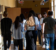 Abiturientai laiko valstybinį lietuvių kalbos egzaminą