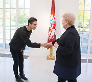 Donatas Montvydas ir Dalia Grybauskaitė