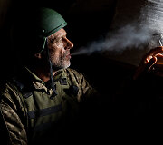 Ukrainos karių pozicija fronto linijoje Niujorke, Ukrainoje