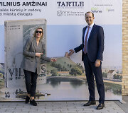 Parodos &bdquo;Vilnius amžinai. Dailės kūrinių ir vadovų po miestą dialogas&ldquo; svečiai