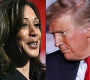 Kamala Harris ir Donaldas Trumpas