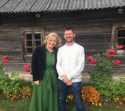 Elena ir Andrius Virzinkevičiai &ndash; sodybos &bdquo;Po vienu rūmu&ldquo; &scaron;eimininkai