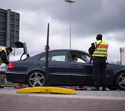 Tarp Europos Sąjungos &scaron;alių patruliuojantys policininkai